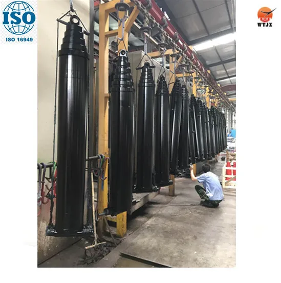 Professional Factory Made Good Quality Hydraulic Lifting Ram For Dump Truck.