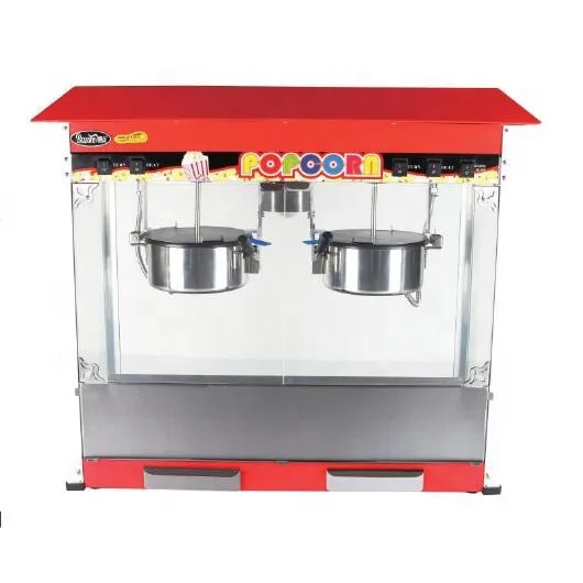 
Double kettles popcorn machine popcorn maker popcorn cooker hot sale 