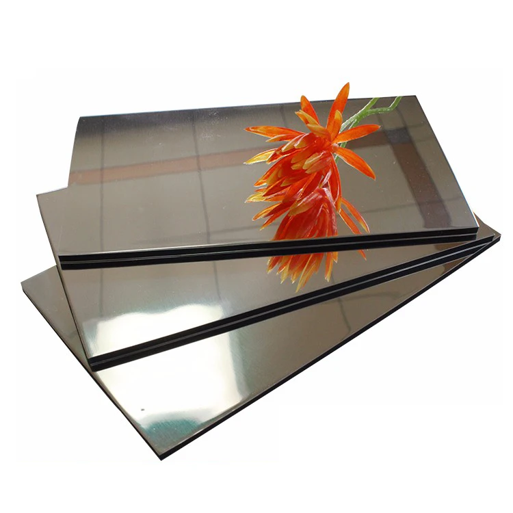 Eco Friendly Main Product Golden Blue Silver Mirror Acp Aluminum Composite Boards