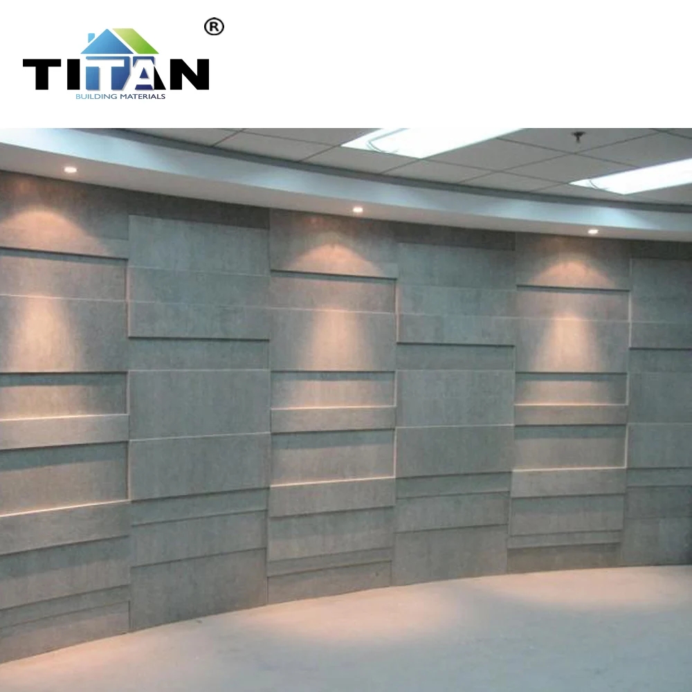 Durock Cement Board Australian Standard Non-asbestos Fiber Cement Boards Perforated 4.5~25mm 1.2~1.5kg/cm3 1220mm/3050mm TITAN