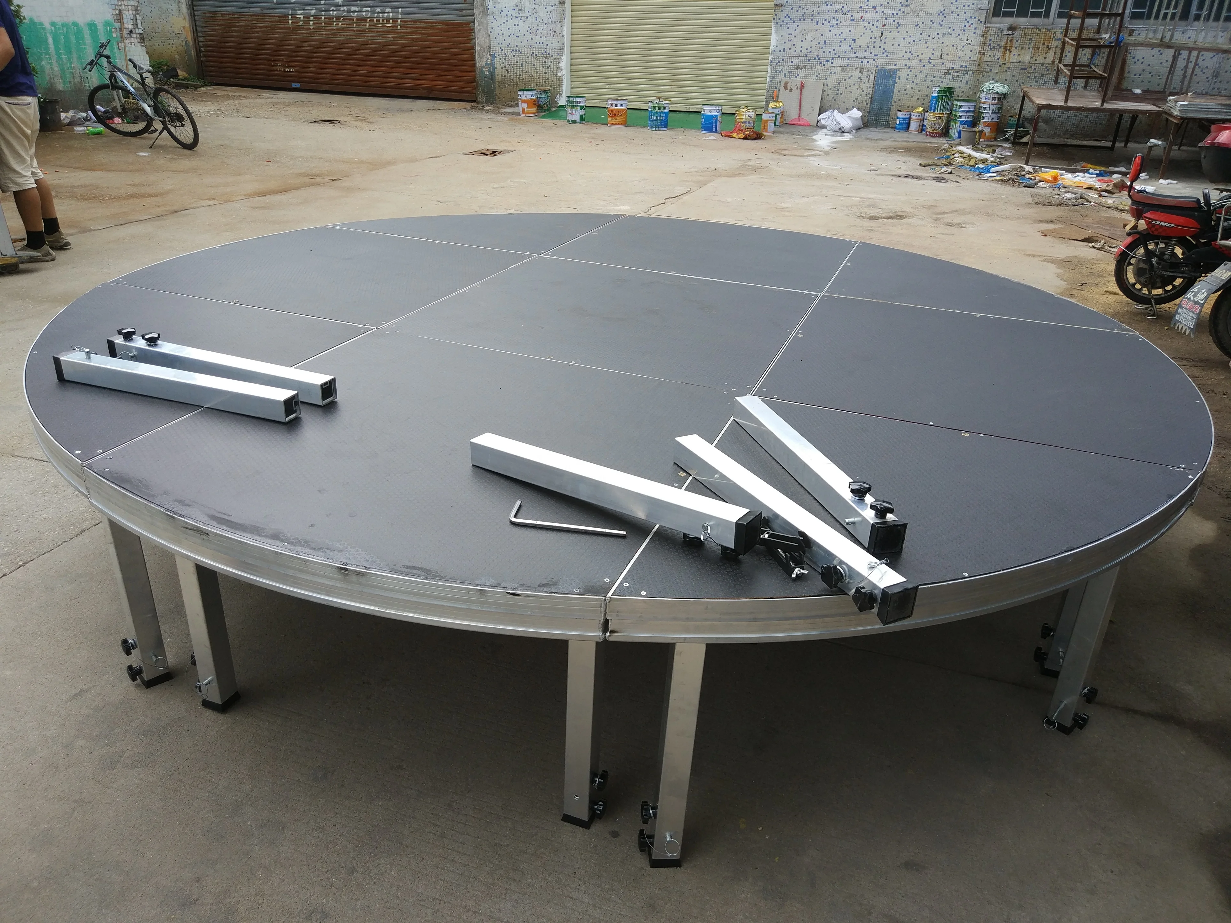 Round Stage Platform Aluminum Truss Stage