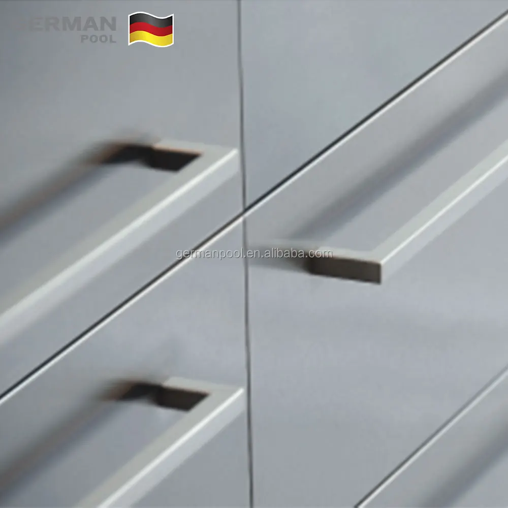 GermanPool по запросу Современная FSC Asia Eco Акриловая поверхность легкая лососевая керамическая плитка мебель шкафы для