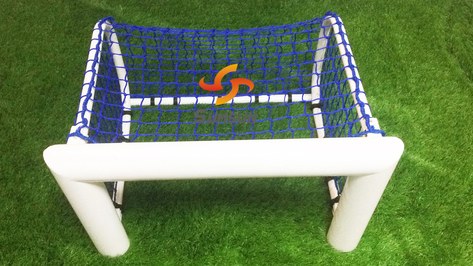 Soccer Goal for Kids - 90MM Diameter Aluminum Frame Portable Soccer Goal Net for Backyard w/4 Steel Pegs & Carrying Bag