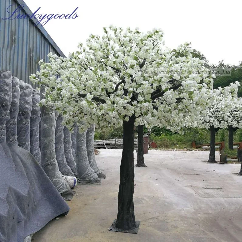 LG20190617-1 Wedding flower arch backdrop Elegant pink peach blossom flower tree backdrop wholesale