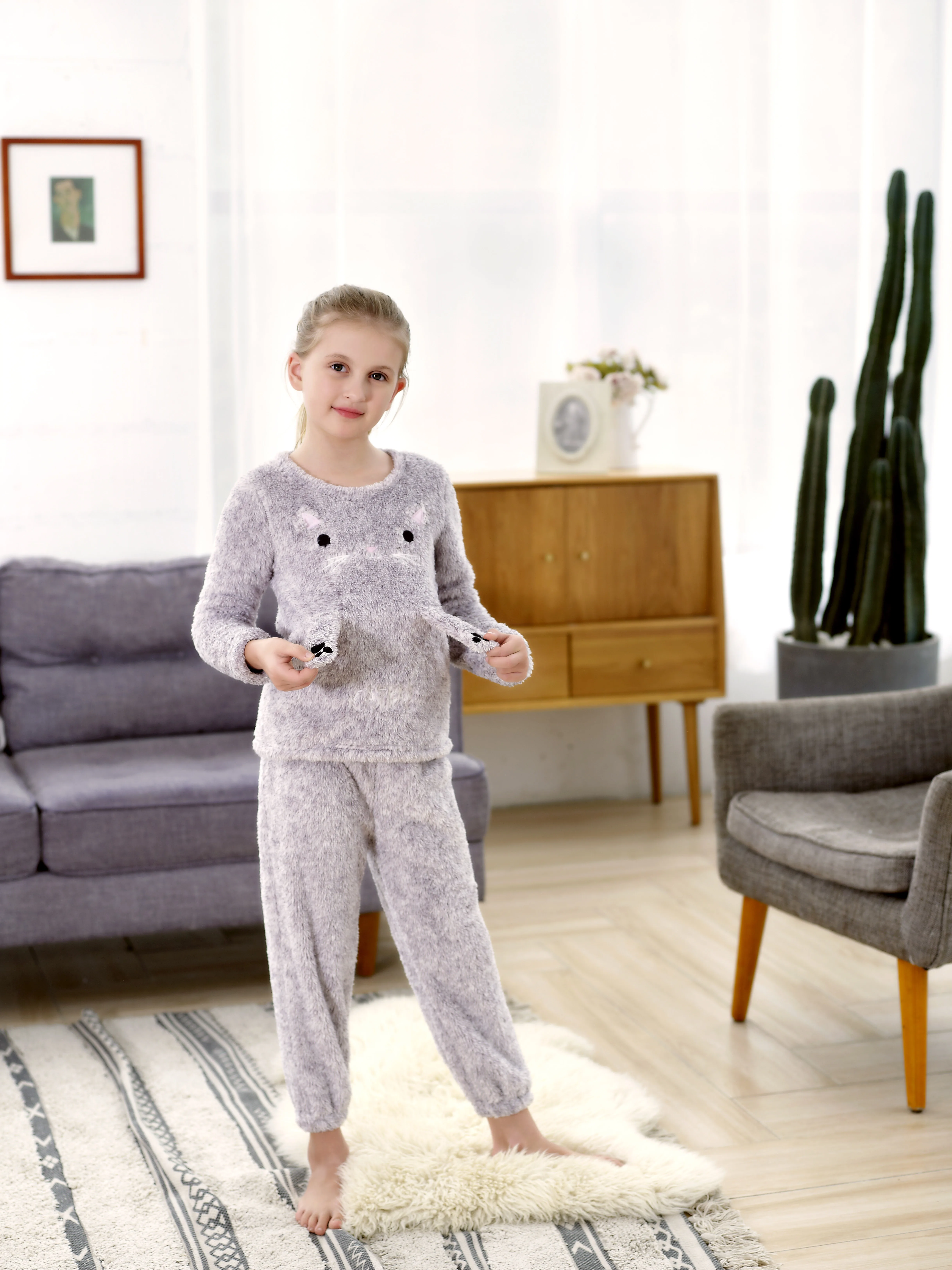 
Children Clothing Pajamas Set Pijiamas Girls Night Sleepwear Kids Pijamas Winter Pyjamas Nightdress Nightwear Nighties Clothes 