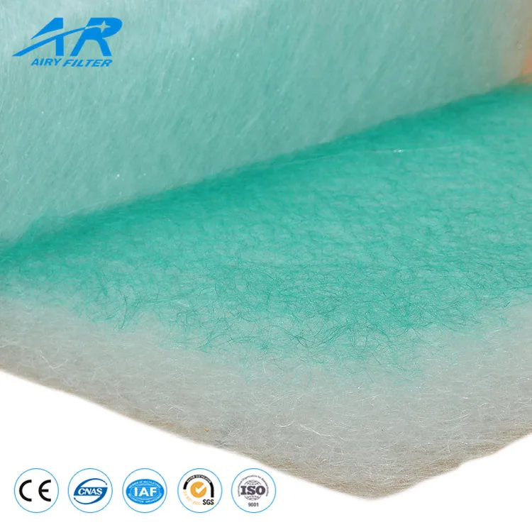 60MM 100MM F5 Fiberglass Air Filter Roll/Fiber Glass Filters Paint Stop In Roll