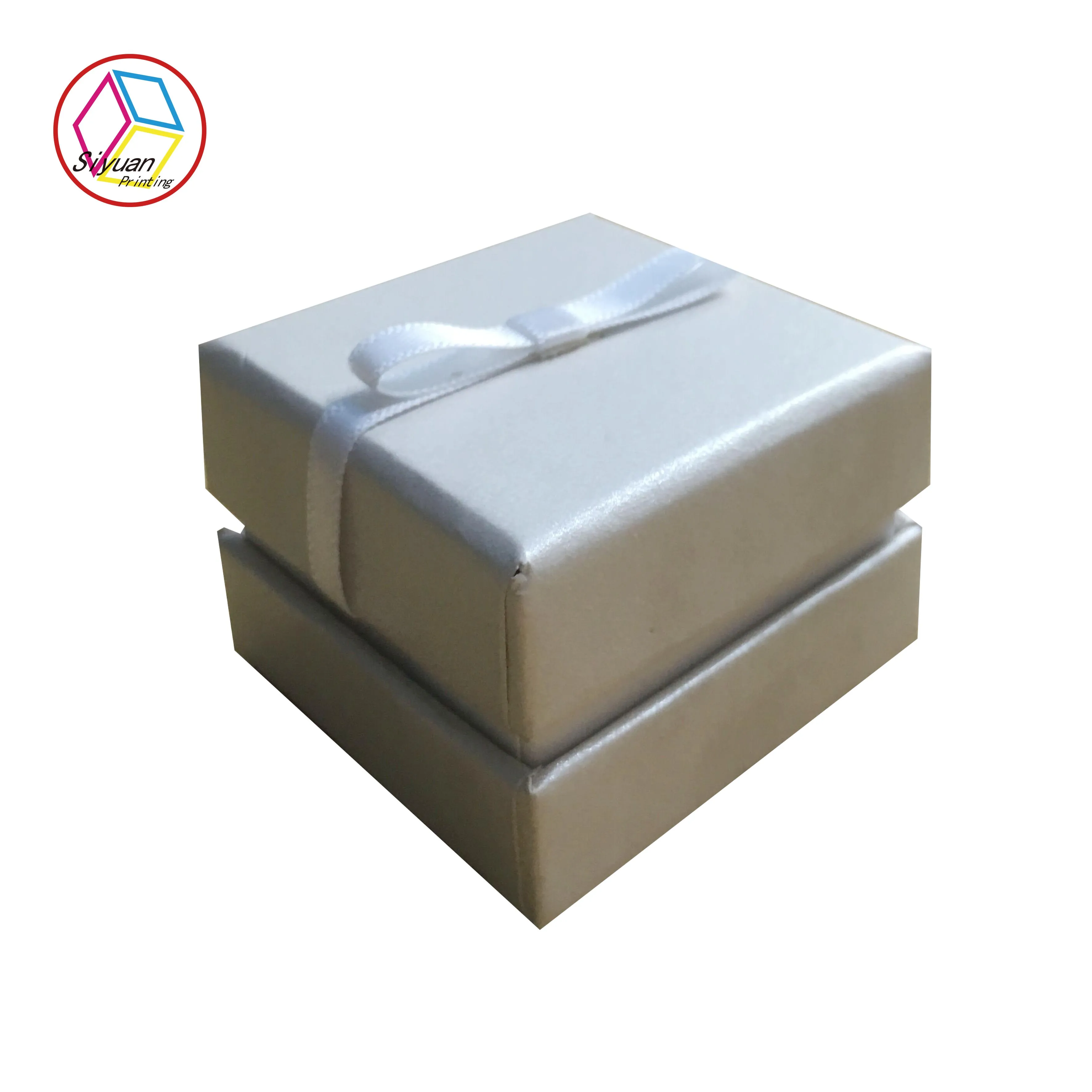Custom logo velvet ring box for packaging