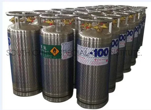 100L Industrial Gas Cryogenic Oxygen Cylinder Tank