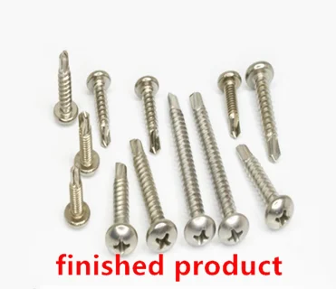 Высокая скорость и точность само сверлящийся винт точка хвост барабан конец бурения ковка делая машину