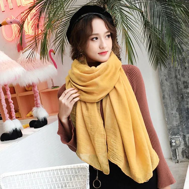 Solid Plain Pakistani Arab Muslim Shemag Wholesale High Quality Multicolor Women Chiffon Arab Hijab Sex Hijabs Free Sample .