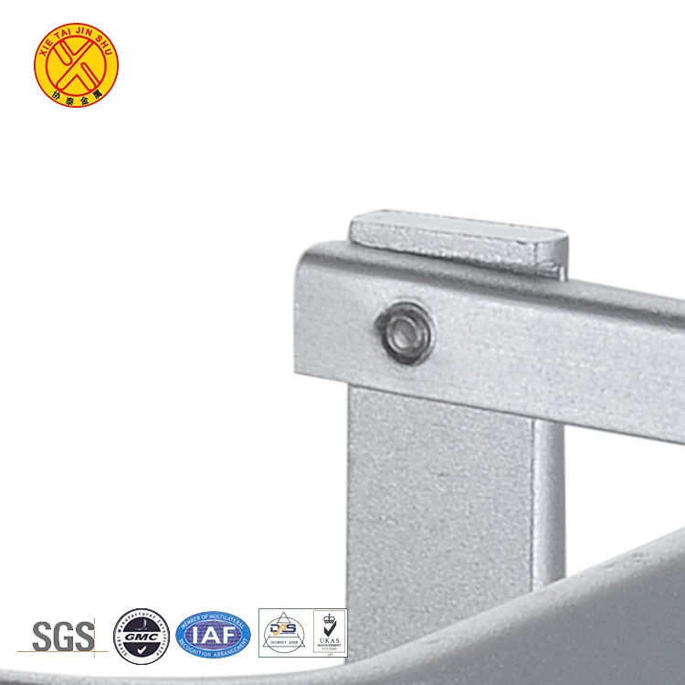 Best selling square adjustable 2 tiers no drilling corner soap shelf aluminium bathroom shelf