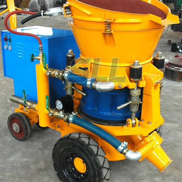 2021 China hot sale mini gunite machine dry and wet mix shotcrete machine price