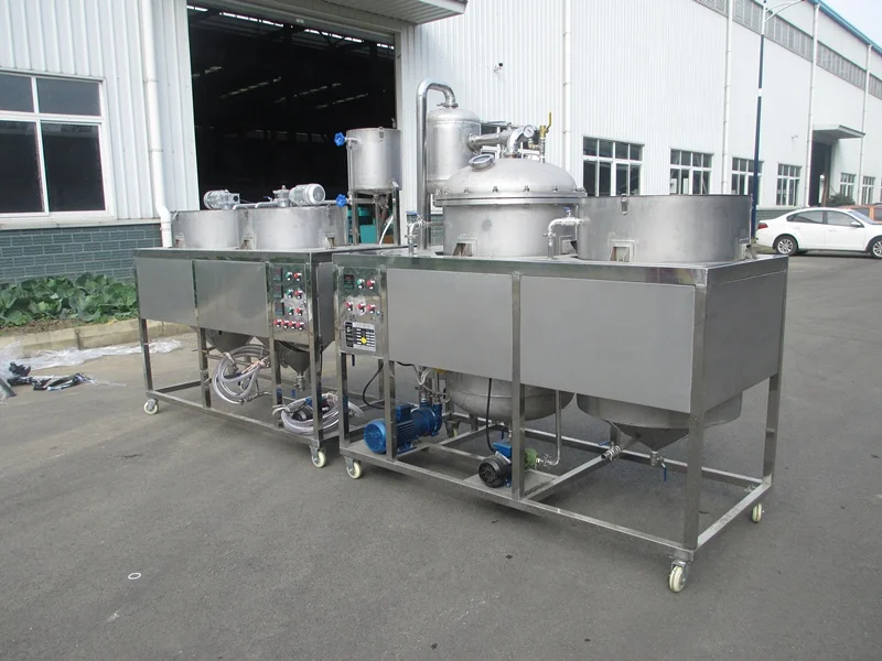 Low Price ! Animal Fat Oil Refining Machine Crude Oil Refinery for Sale