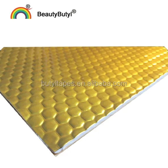 
Aluminum plate butyl rubber sound deadener pad 