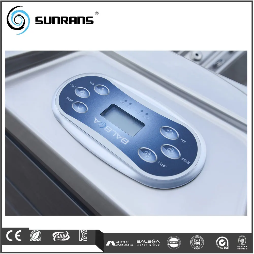 Sunrans Luxurious Small Size Massage Spa Bathtub Whirlpool Intex Garden Hot Tub Outdoor For 3 People Use