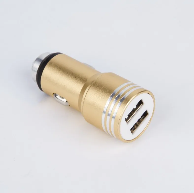 wholesale car charger adapter dual port usb car charger for mobile phone