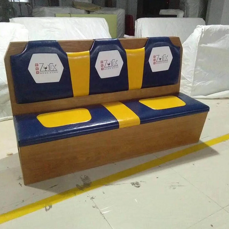 
restaurant furniture seating booth with custom logo custom-made size color price for meter is from 100$ moq is 1 meter 