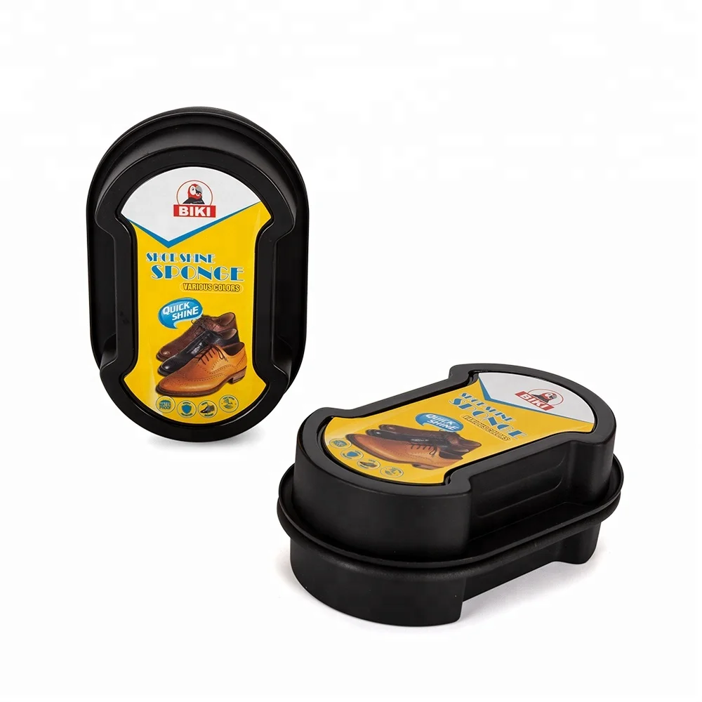 High Quality Quick Shine Shoe Double Sides Cheap instant shine sponge silicone shine sponge