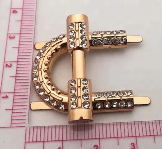 
Изысканные бриллиантовые пряжки для обуви, U-образная Пряжка для женской обуви 
