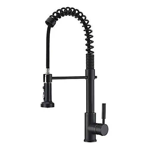 Kitchen Faucet Rubbed Bronze, Single Level for Kitchen Sink Kitchen Faucets With Pull Down Sprayer