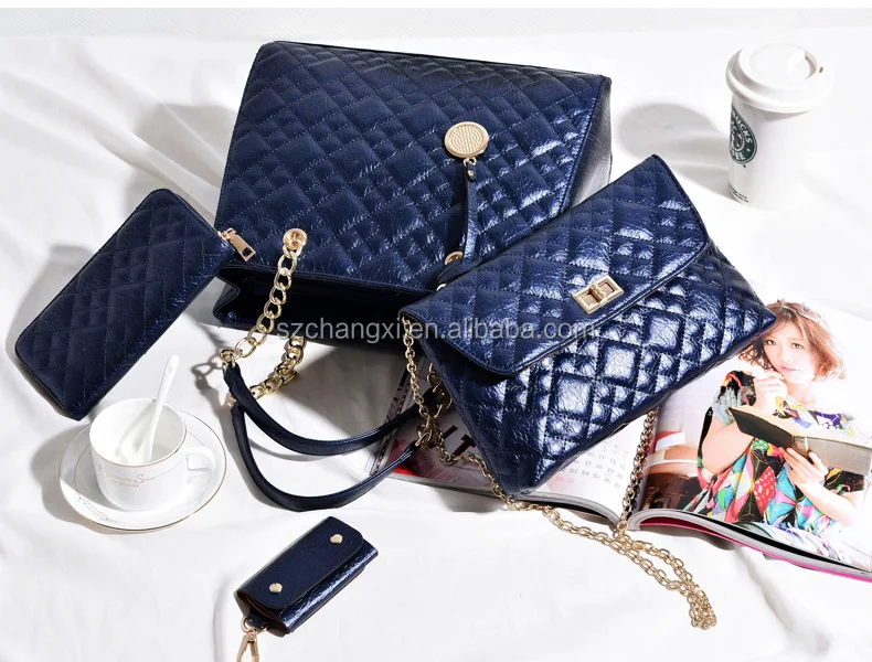 Handbag Manufacturers/Bag Women Trend 2016 Handbag leather bag buy 1 get 4