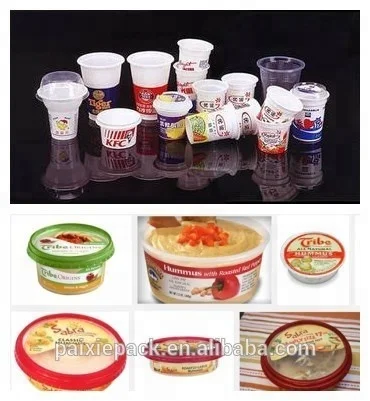 Free shipping rotary ice cream cup filling sealing machine