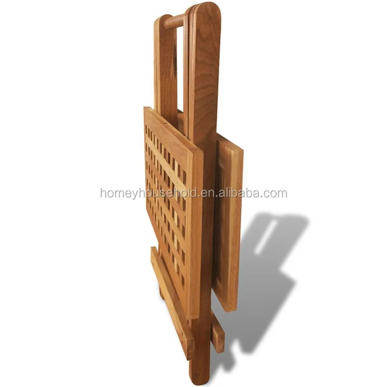 
Premier Housewares Folding Table Natural Wood Folding Table Outdoor furniture Camping Folding Table 