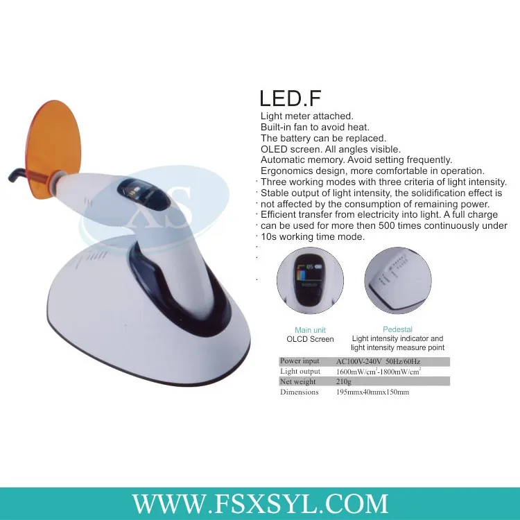 Dental Woodpecker led curing light AC110V 240V dental curing light equipment