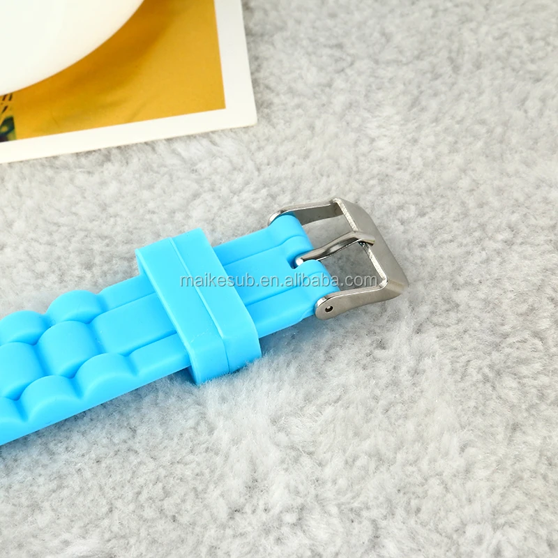 Sublimation blank watch Custom logo silicone digital watch for sublimation printing photo watch