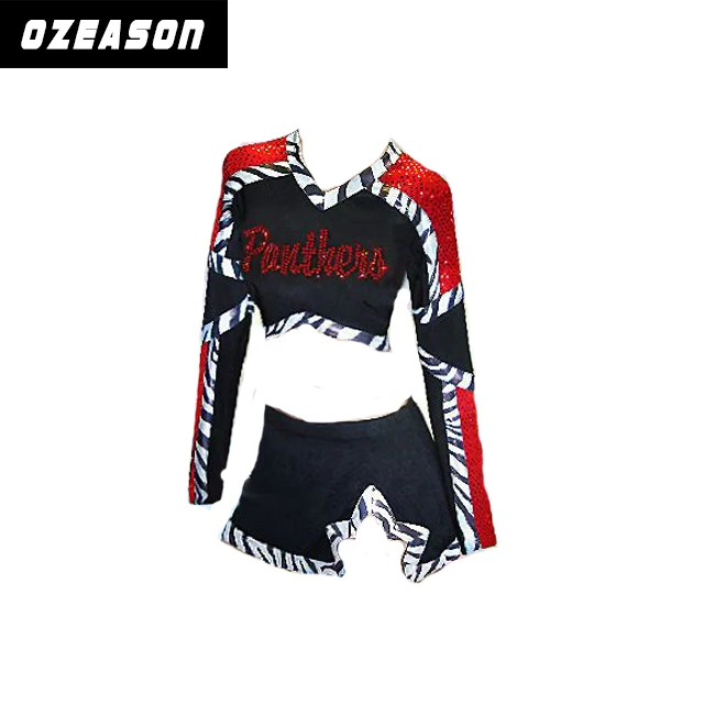 Customized Cheerleader Uniforms Wholesale Cheer Top And Skirt