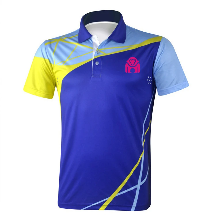 custom sublimated polo shirt golf