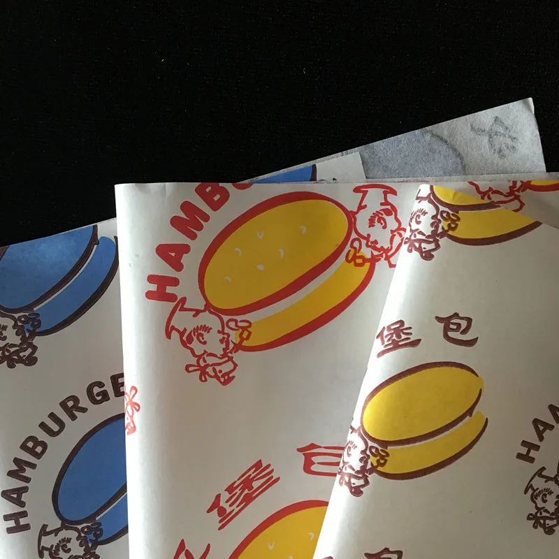 
38gsm Wrapping Paper Burger Bakery Baking Paper 
