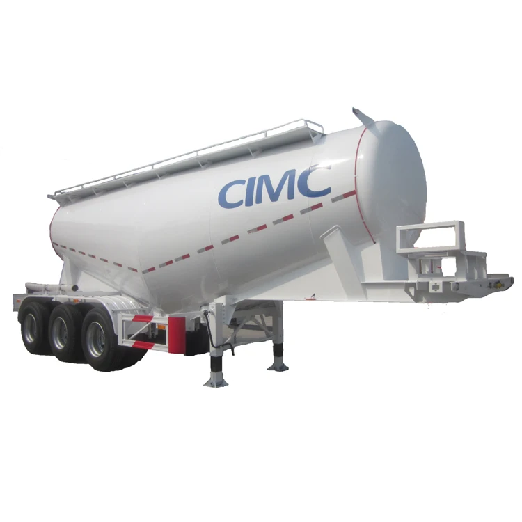  CIMC 50cbm 3 оси Сухой порошок транспортировки навального цемента бак