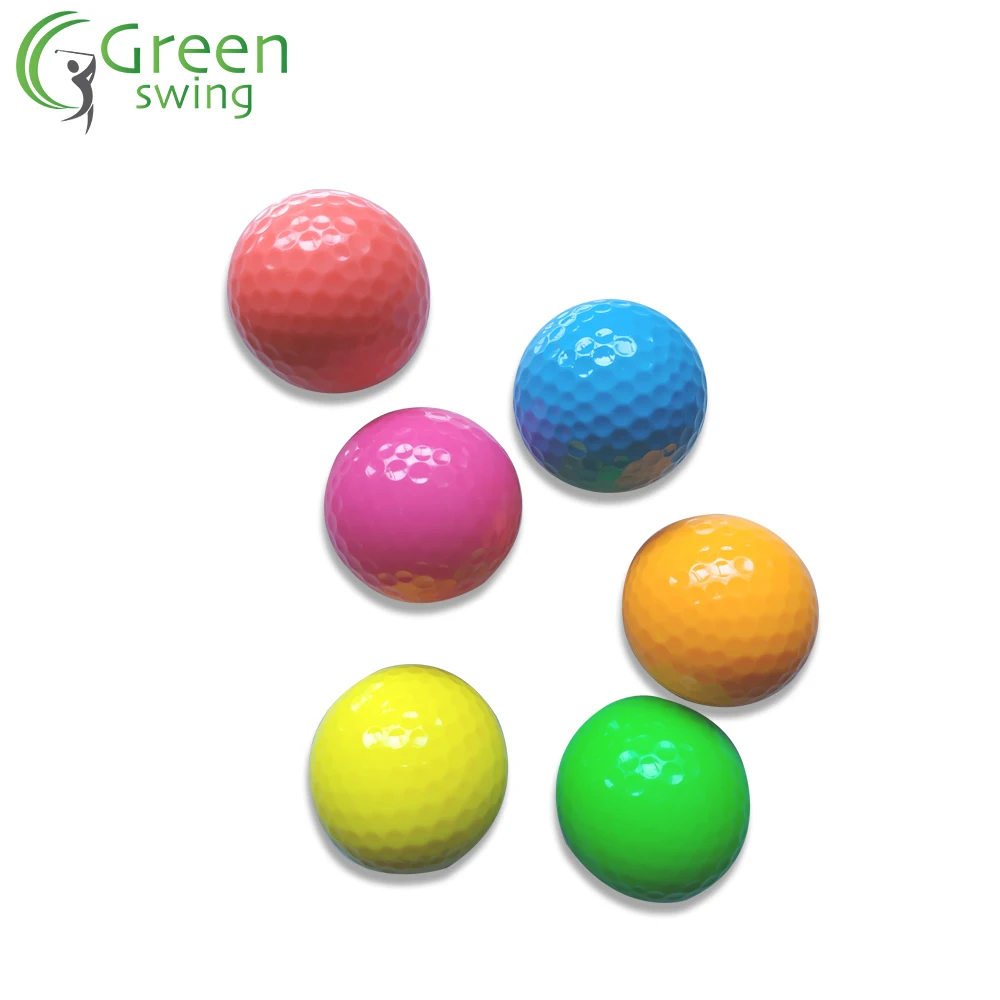
Surlyn Colorful practicing Golf Ball Golf Range Ball 