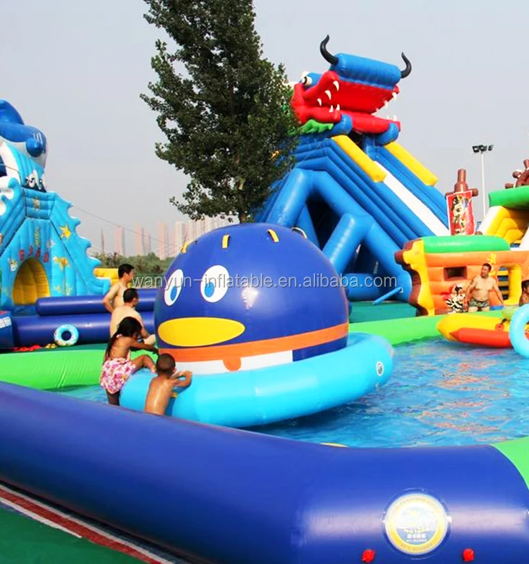 Pool floating ring floating swimming ring for water park inflatable peg-top