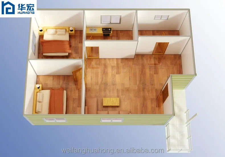 China made prefabricated homes green rural luxury house