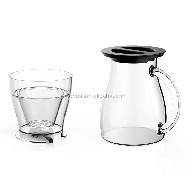 1.4L Hand Made Quick Glass Cold Brew Coffee Maker For Espresso