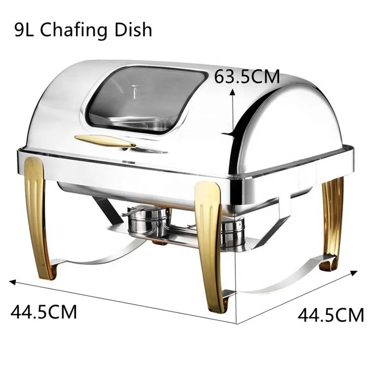 9L factory chafing dish price use for restaurant