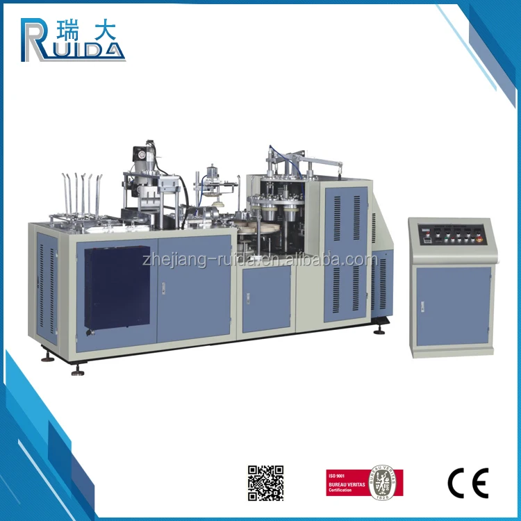 RUIDA Питания Низкой Цене Средняя Скорость Бумаги Баррель Формовочная Машина Для Попкорна Ведро
