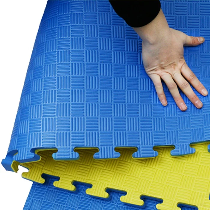 100cmx100cmx2.0cm Factory Wholesale Interlocking Eva Foam Martial Arts Tatami Floor Mat for Taekwondo Karate Martial Arts