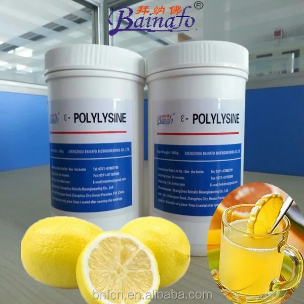 
Natural biological preservatives polylysine for lemon juice , lemon 