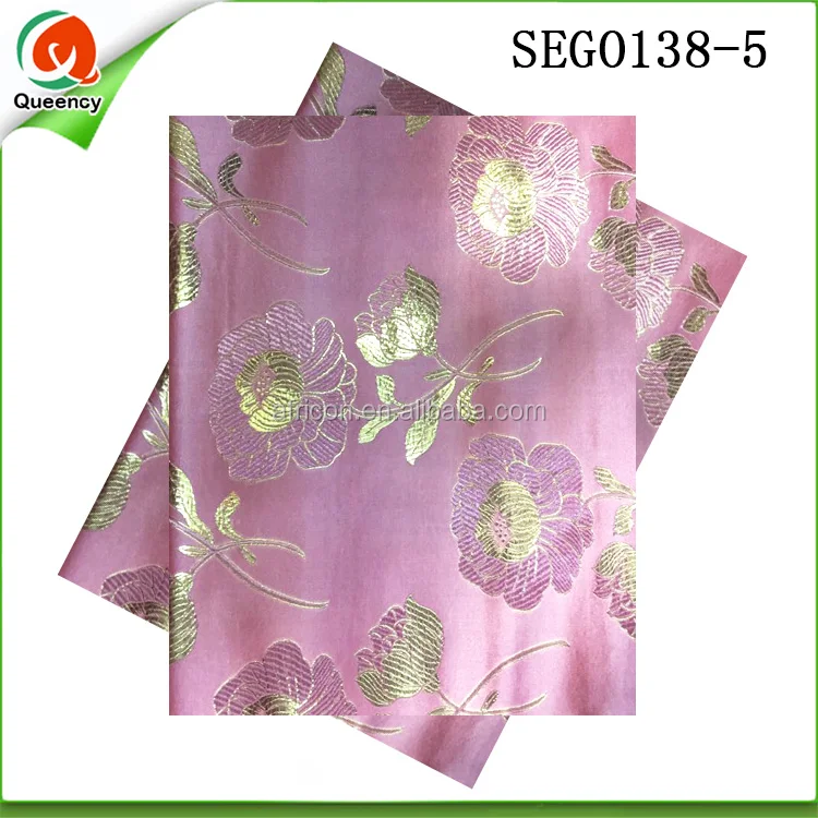 Swiss Headtie Fabric African sego Headtie/ Hot selling Orange Fashion Headtie Gele For Lady