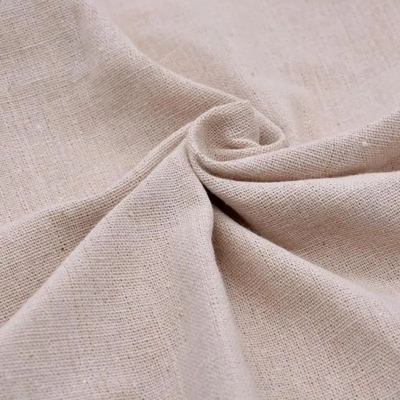 
150CMx100CM 1 Meter Hemp Cotton Linen Fabric For Patchwork Sewing Dolls Painting Textiles Curtains Bags Tablecloth Width 145cm T 