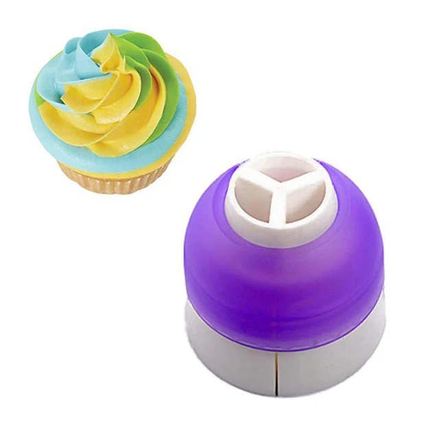 Big Size Baking Tri-Color Coupler Decorating Tool Cake Tools Bakeware Cupcake Fondant Cookie Cutters Cream Decorating