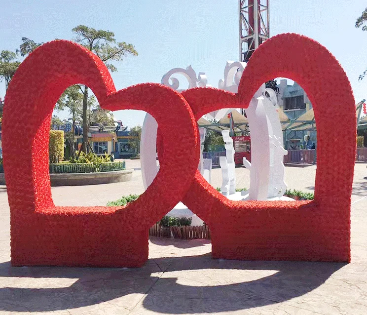 SJH010393 Большие Декоративные животные искусственная трава животные пластиковые животные украшение сада