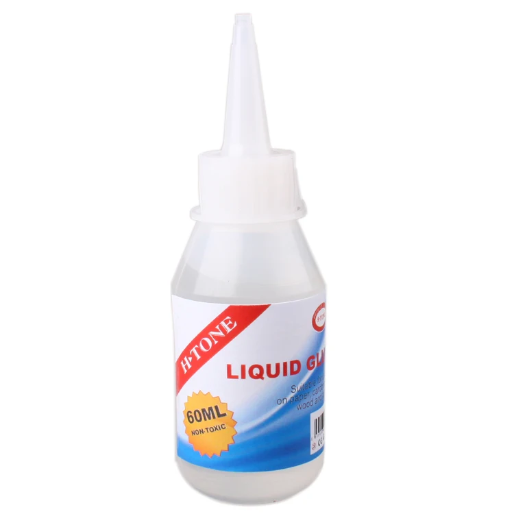 
Custom Silicone liquid glue stick craft stationery school water glue for paper 30/60/100/200/250ml Clear liquid gule for slime 