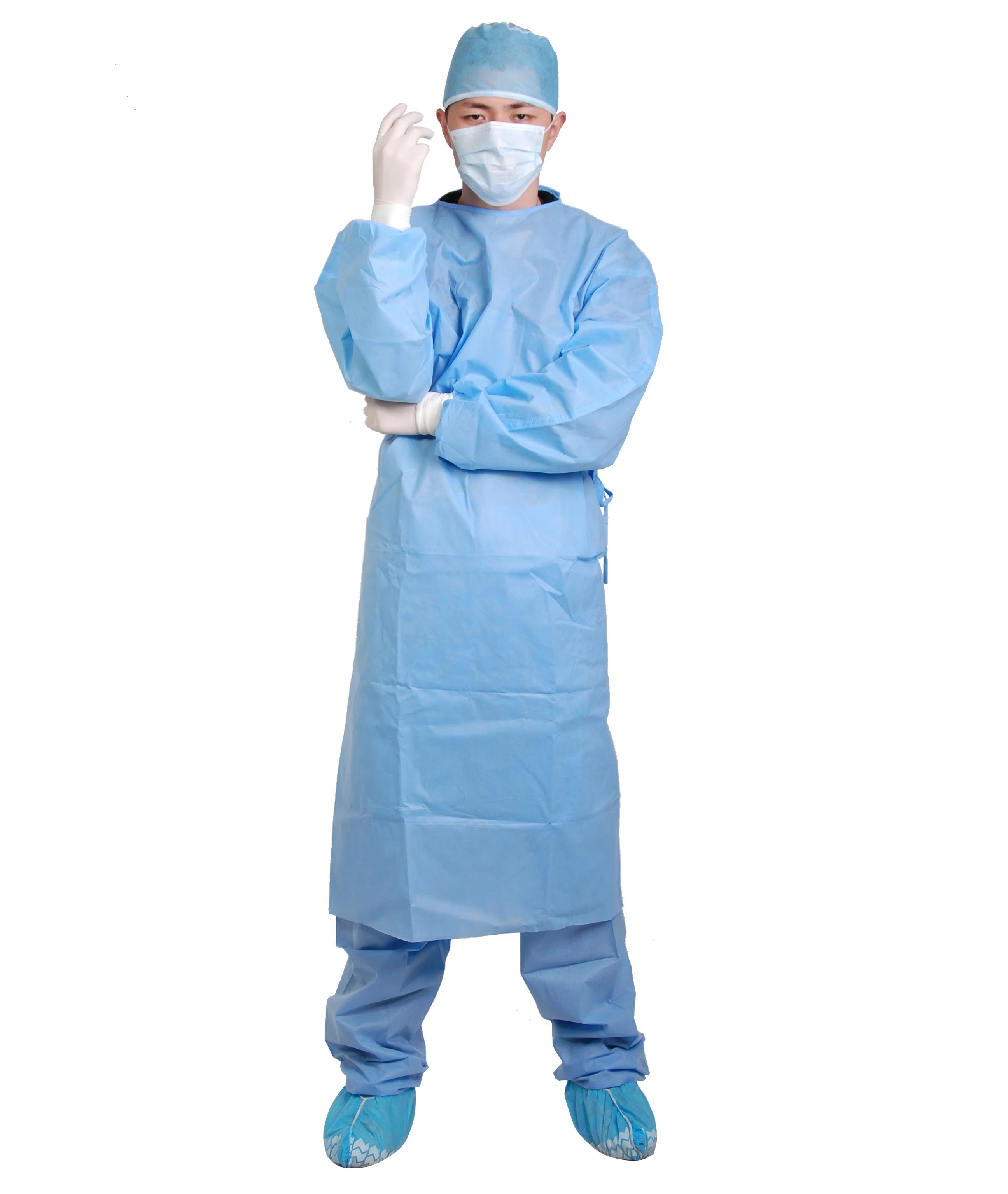 HOT! SMS Surgical gown / Disposable Sterile surgical gowns and drapes with level 3