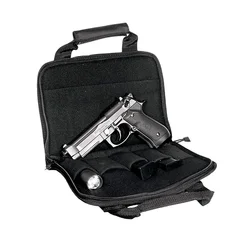 Роскошный однотонный Чехол-портфель с пистолетом и двойной подкладкой