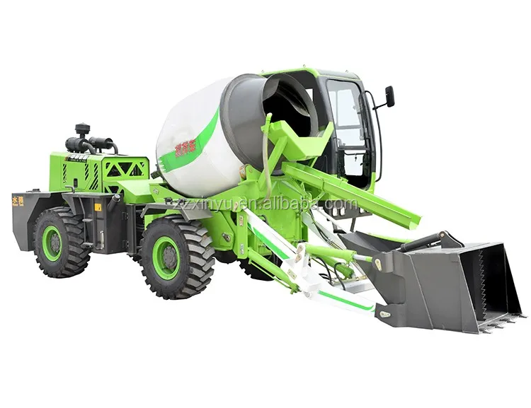 Portable drum cement mixer diesel self loading concrete mixers prices for  truck concrete pumping