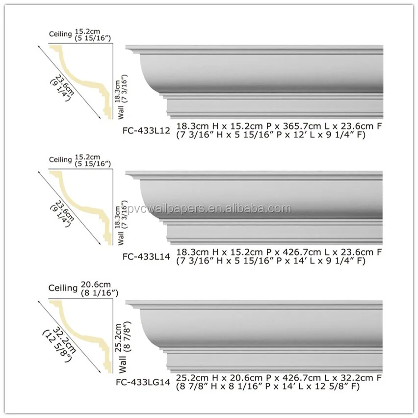 Polyurethane High Quality beautiful cheap decorative PU Moulding gypsum foam exterior ceiling Crown for House Cornice